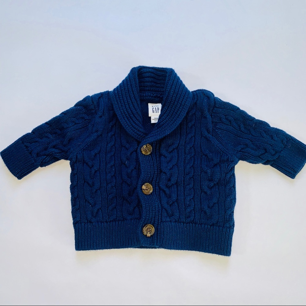 Baby Gap Boy’s Knit Cowl Neck Sweater